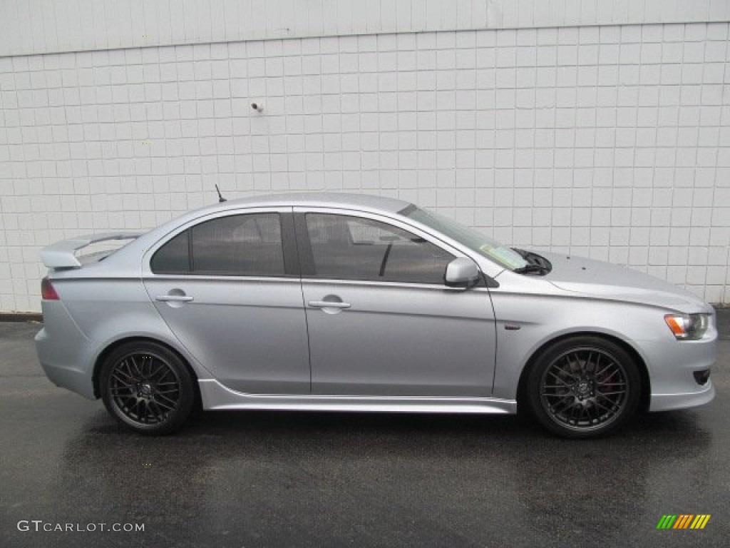Apex Silver Metallic 2009 Mitsubishi Lancer GTS Exterior Photo #68437862
