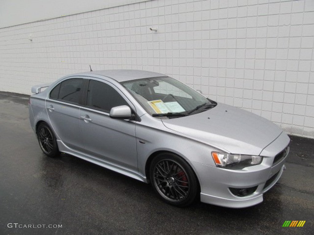 Apex Silver Metallic 2009 Mitsubishi Lancer GTS Exterior Photo #68437934