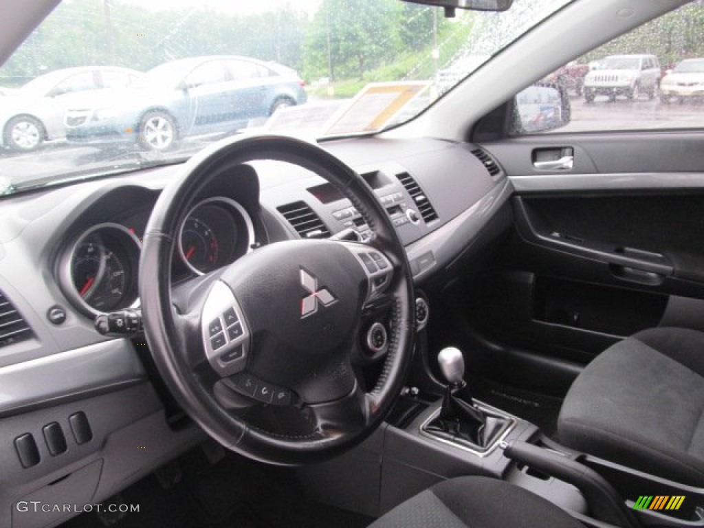 Black Interior 2009 Mitsubishi Lancer GTS Photo #68437961