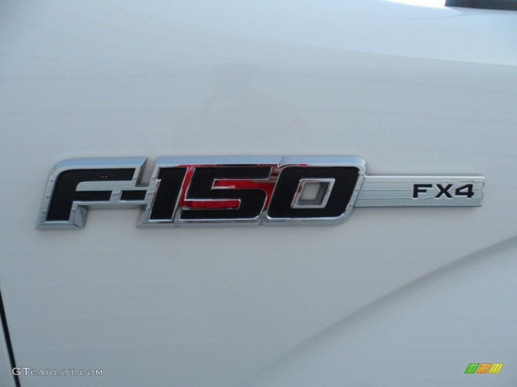 2010 F150 FX4 SuperCrew 4x4 - Oxford White / Black photo #14