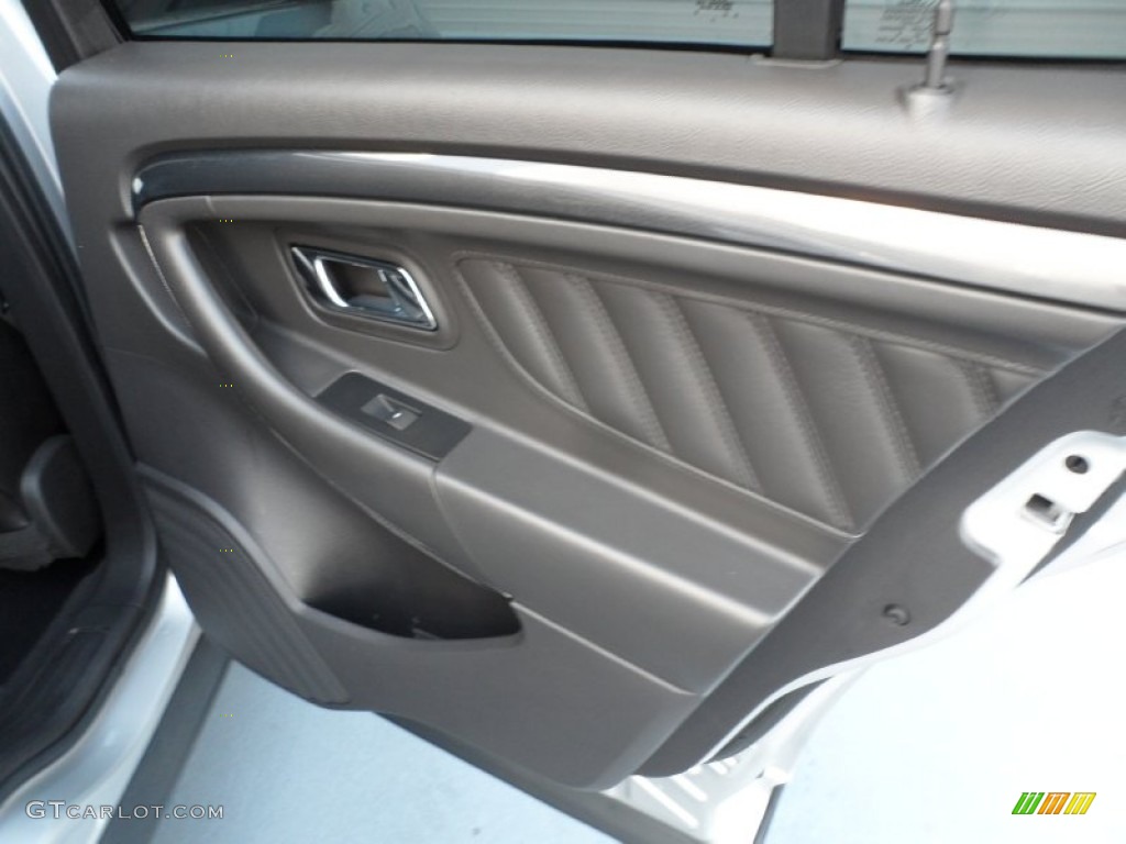 2010 Ford Taurus SHO AWD Charcoal Black Door Panel Photo #68439665