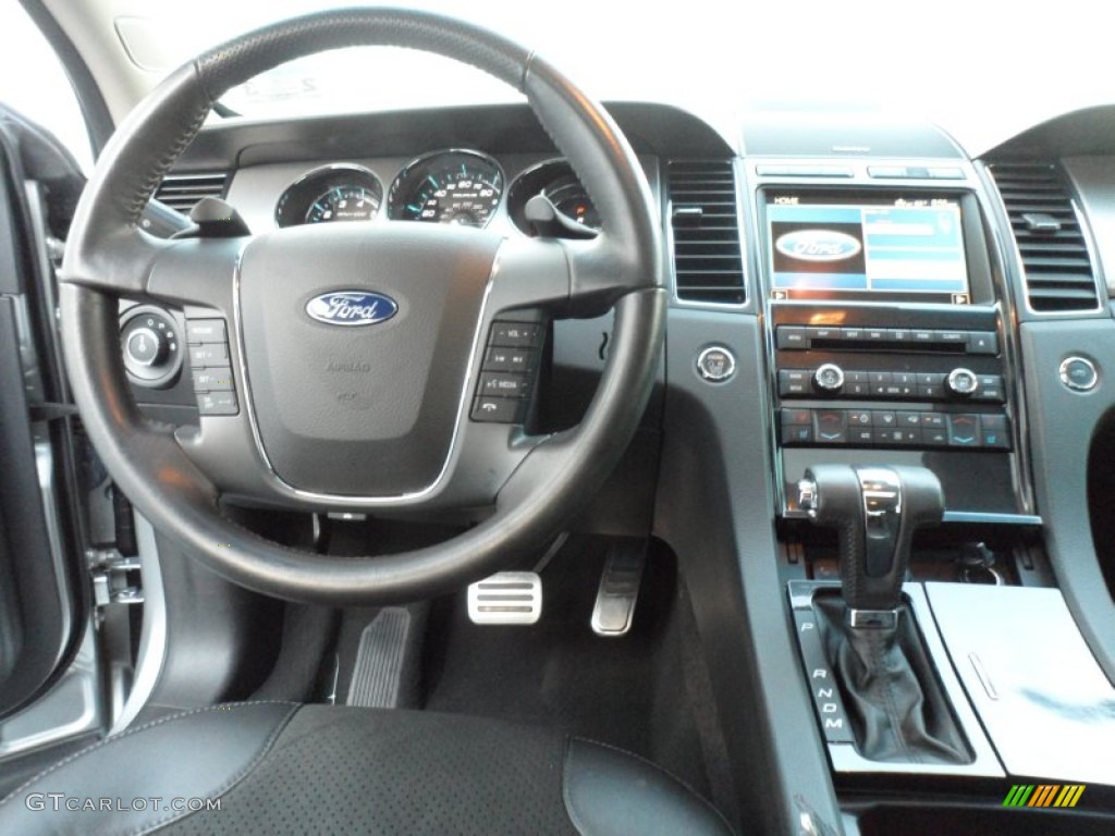 2010 Ford Taurus SHO AWD Charcoal Black Dashboard Photo #68439734