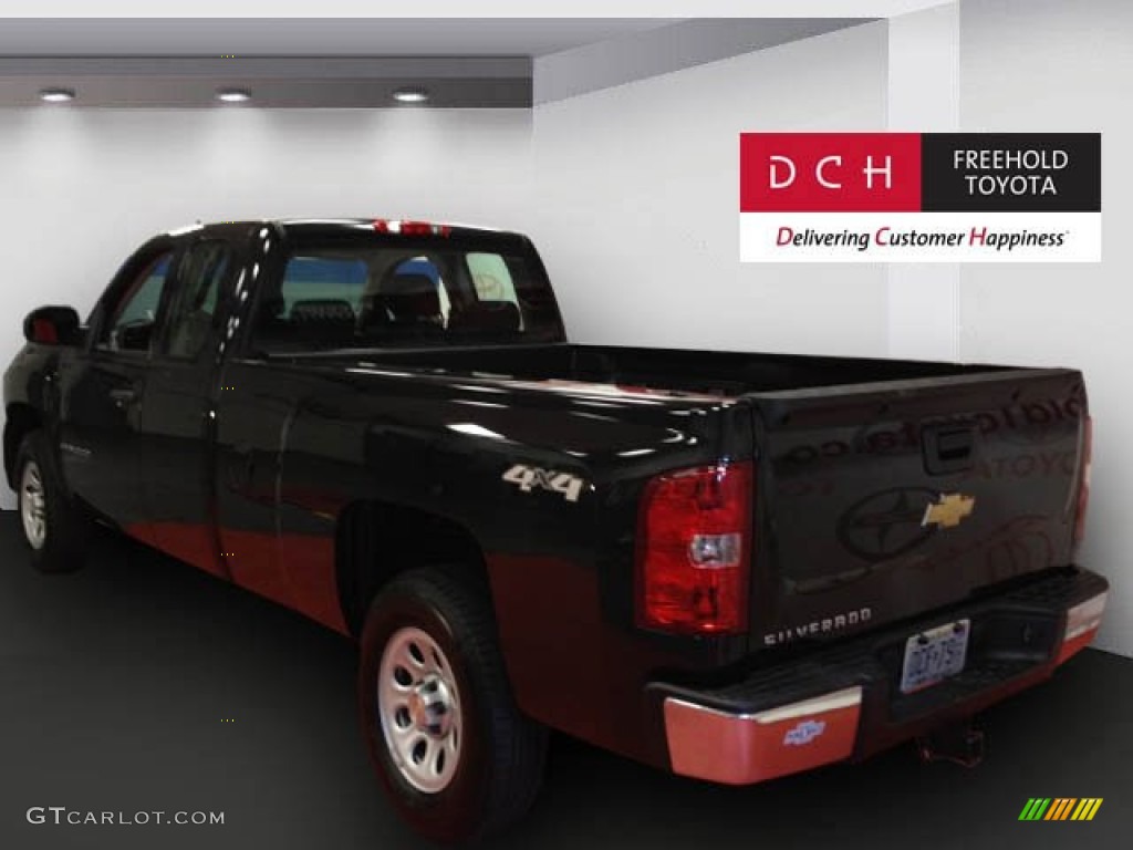 2009 Silverado 1500 Extended Cab 4x4 - Black Granite Metallic / Dark Titanium photo #3
