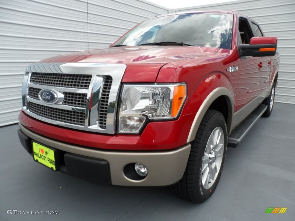 2012 Red Candy Metallic Ford F150 Lariat SuperCrew 68406529 Photo 6