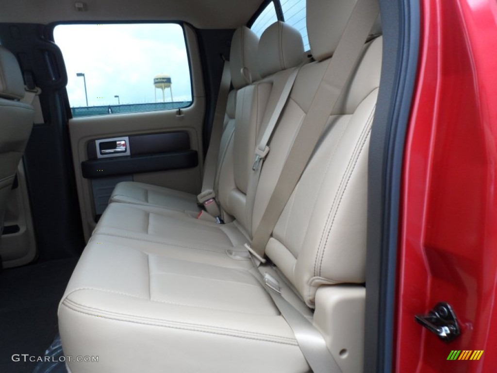 2012 Ford F150 Lariat SuperCrew Rear Seat Photo #68442623