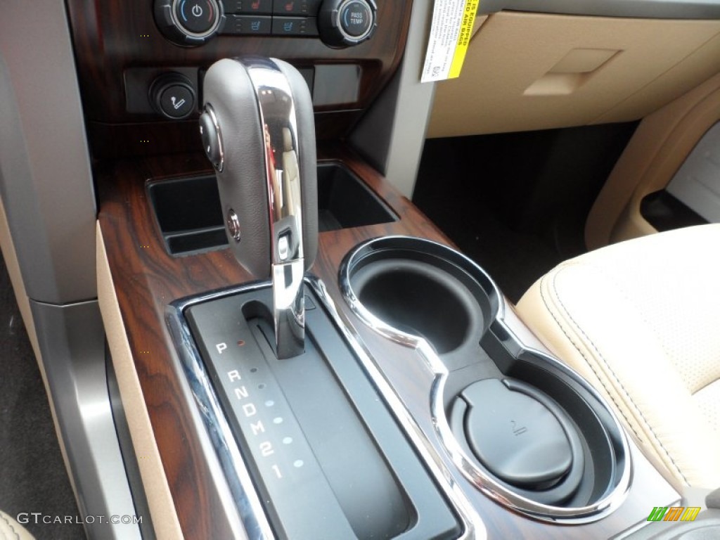 2012 Ford F150 Lariat SuperCrew 6 Speed Automatic Transmission Photo #68442695