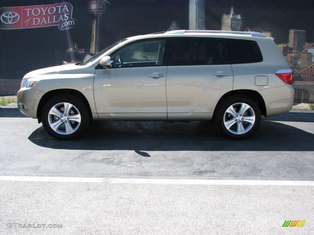 2008 Highlander Limited - Sandy Beach Metallic / Sand Beige photo #1