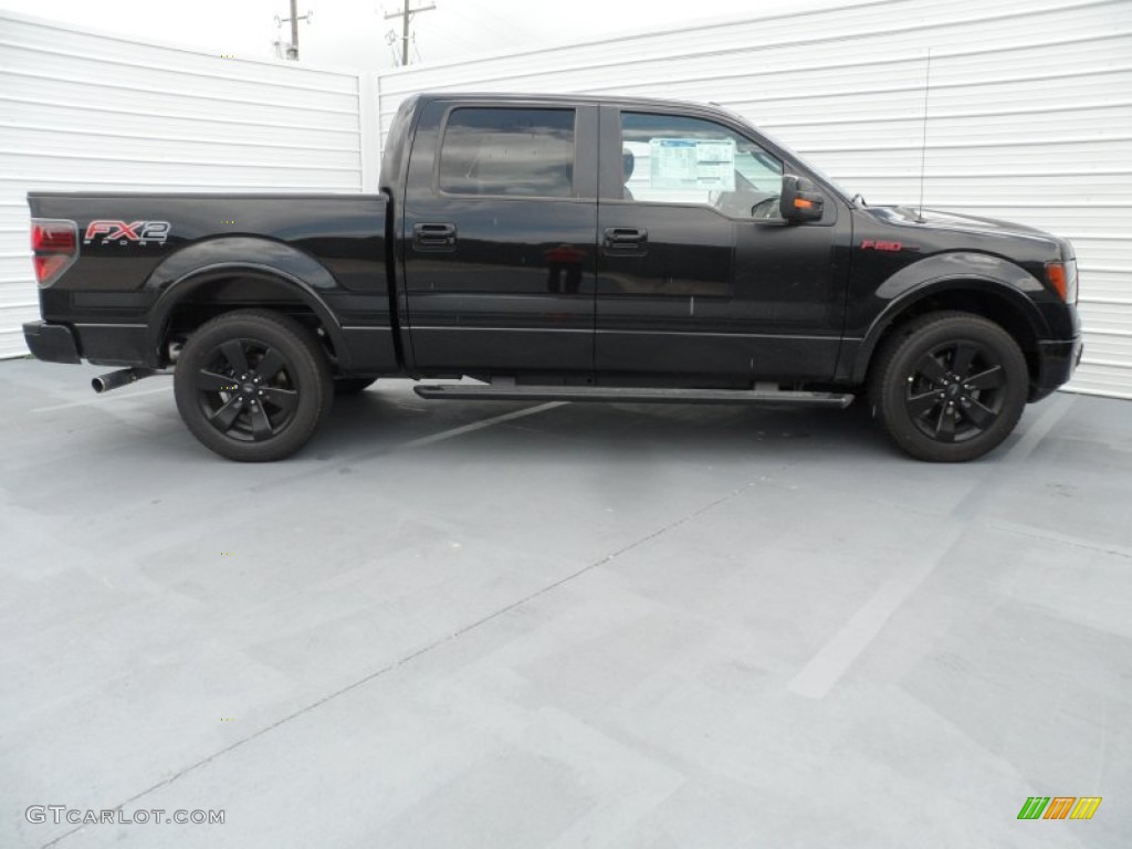 Tuxedo Black Metallic 2012 Ford F150 FX2 SuperCrew Exterior Photo #68444348
