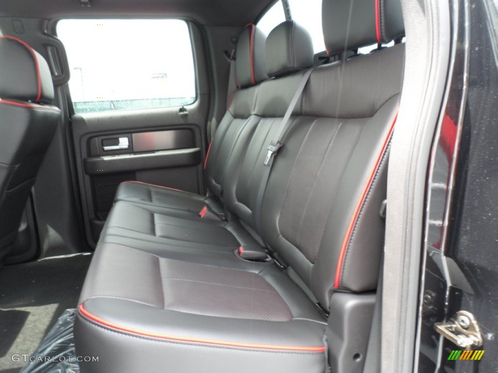 2012 Ford F150 FX2 SuperCrew Rear Seat Photo #68444510