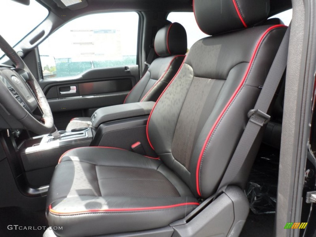 FX Sport Appearance Black/Red Interior 2012 Ford F150 FX2 SuperCrew Photo #68444537
