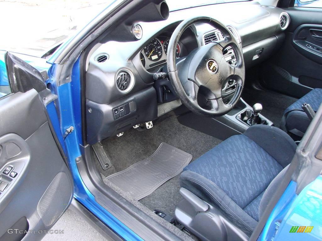2003 Impreza WRX Sedan - WR Blue Pearl / Grey/Blue photo #15