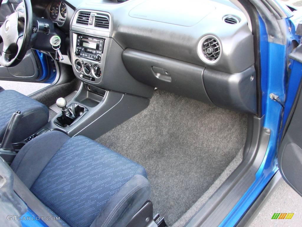 2003 Impreza WRX Sedan - WR Blue Pearl / Grey/Blue photo #16