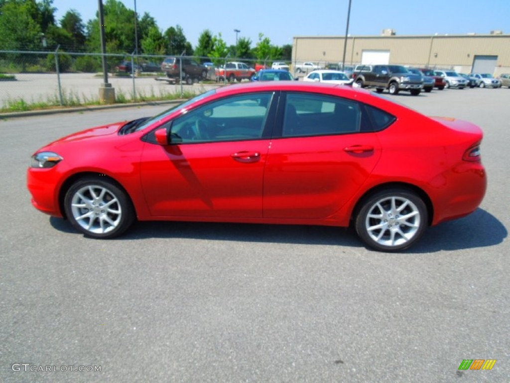 2013 Dart Rallye - Redline 2-Coat Pearl / Black/Light Diesel Gray photo #4