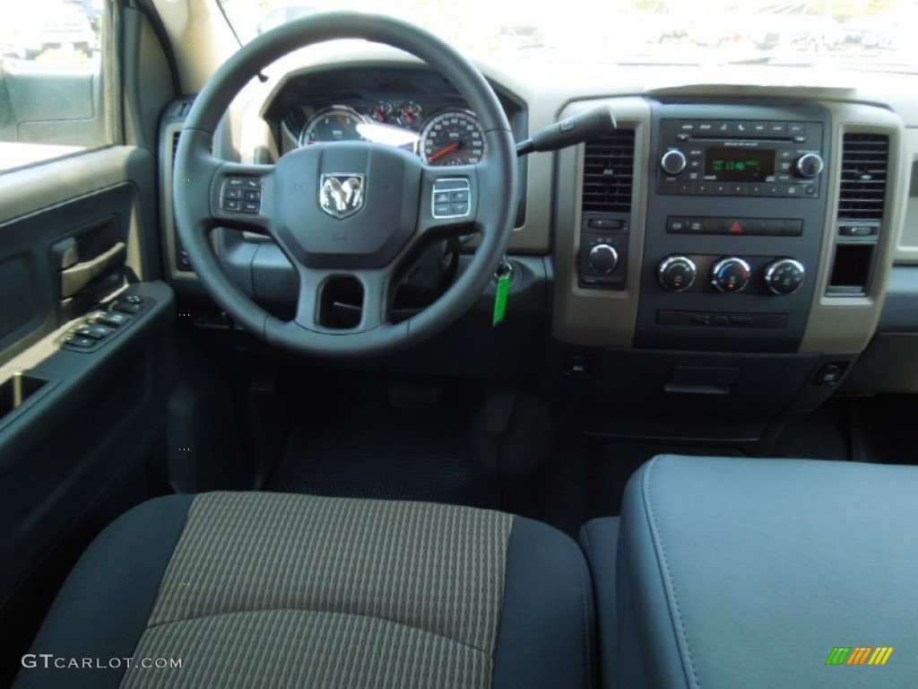 2012 Dodge Ram 3500 HD ST Crew Cab 4x4 Dually Dark Slate/Medium Graystone Dashboard Photo #68446675