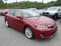 2011 Matador Red Mica Lexus CT 200h Hybrid Premium  photo #1