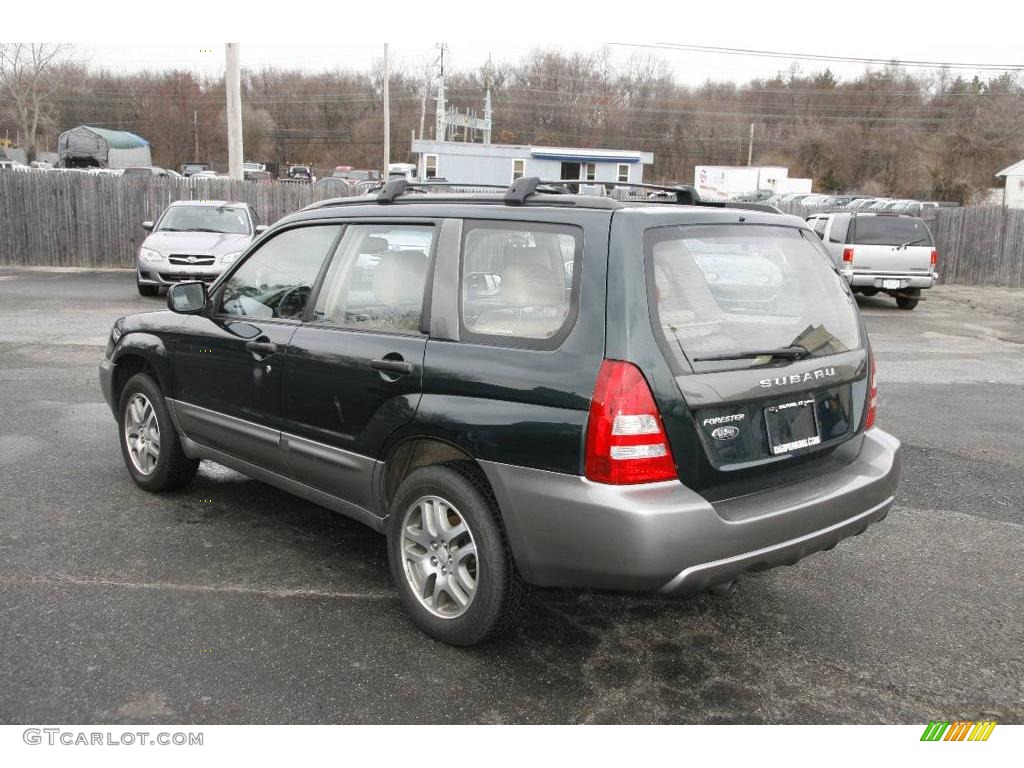 2005 Forester 2.5 XS L.L.Bean Edition - Woodland Green Pearl / Beige photo #9