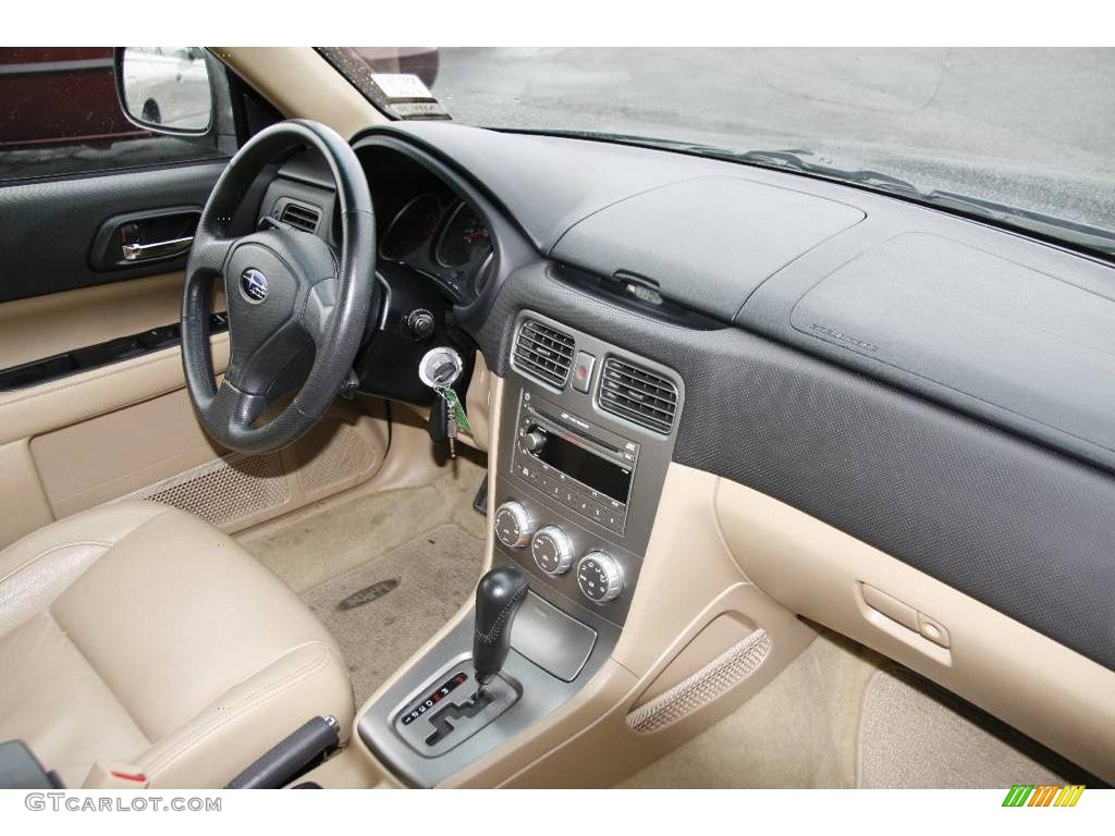 2005 Forester 2.5 XS L.L.Bean Edition - Woodland Green Pearl / Beige photo #10