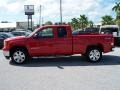 2007 Fire Red GMC Sierra 1500 SLT Extended Cab 4x4  photo #8
