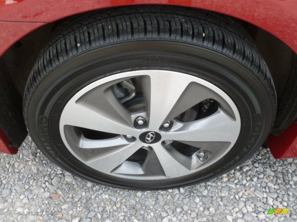 2011 Sonata Hybrid - Venetian Red / Camel photo #6