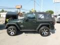 2010 Natural Green Pearl Jeep Wrangler Sport 4x4  photo #2