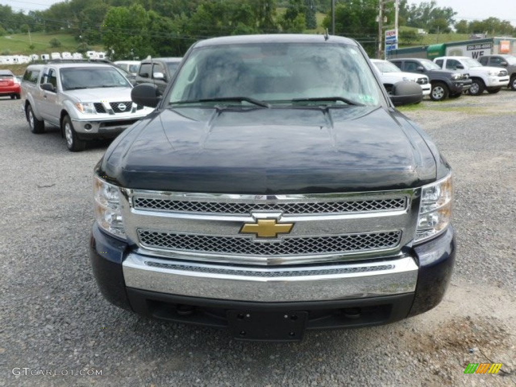 2011 Silverado 1500 LS Extended Cab 4x4 - Imperial Blue Metallic / Dark Titanium photo #2