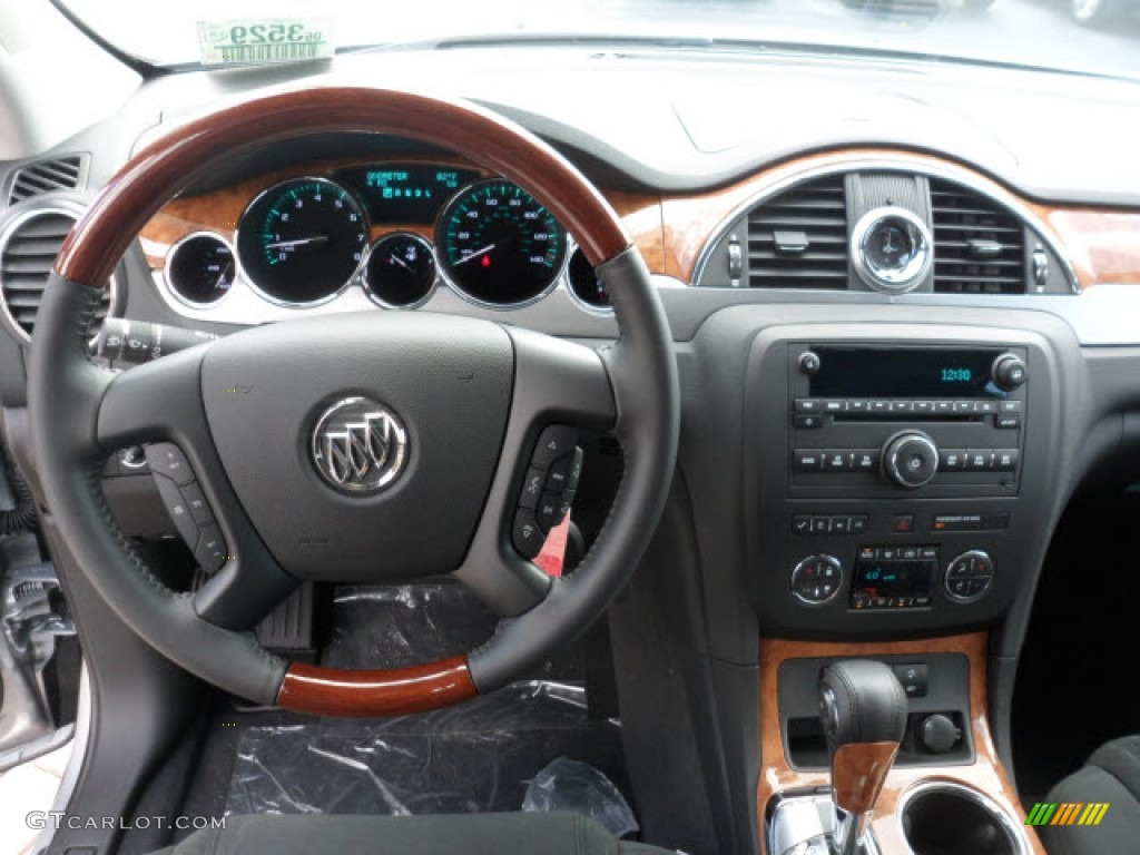 2012 Buick Enclave FWD Ebony Dashboard Photo #68448389