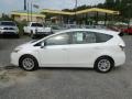 2012 Blizzard White Pearl Toyota Prius v Two Hybrid  photo #4