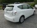 2012 Blizzard White Pearl Toyota Prius v Two Hybrid  photo #7