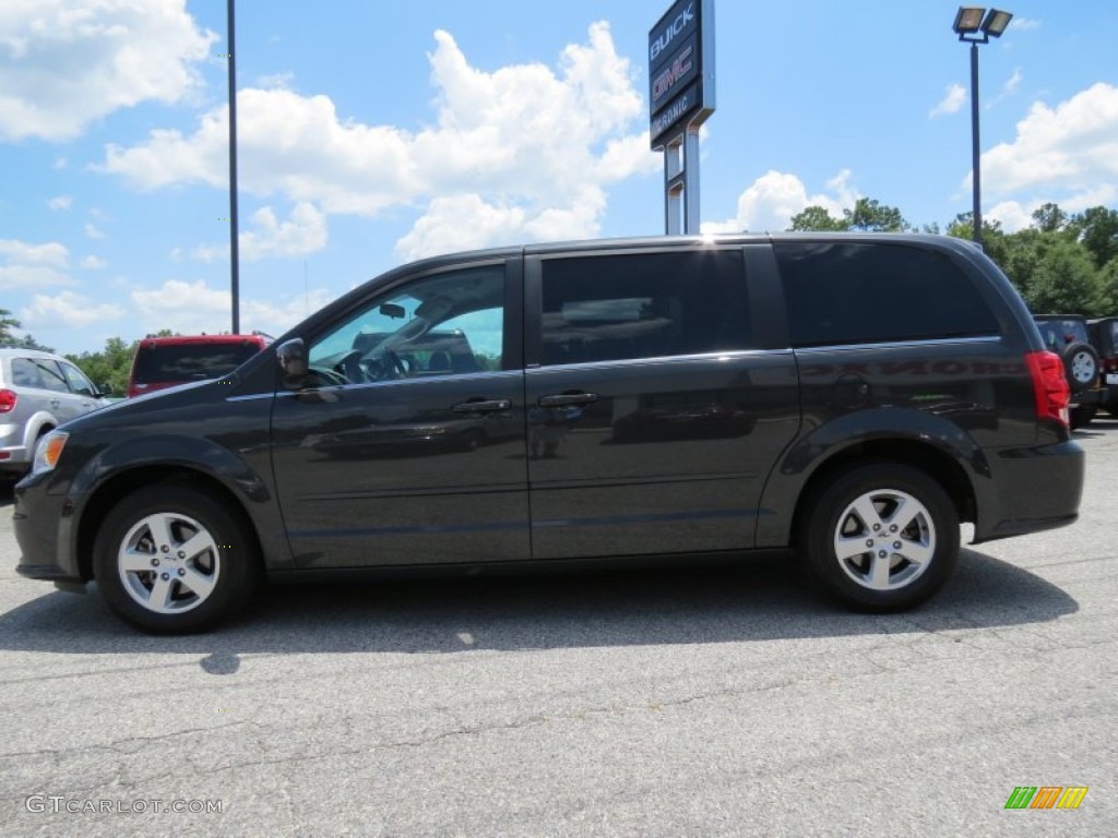 2012 Grand Caravan Crew - Dark Charcoal Pearl / Black/Light Graystone photo #4