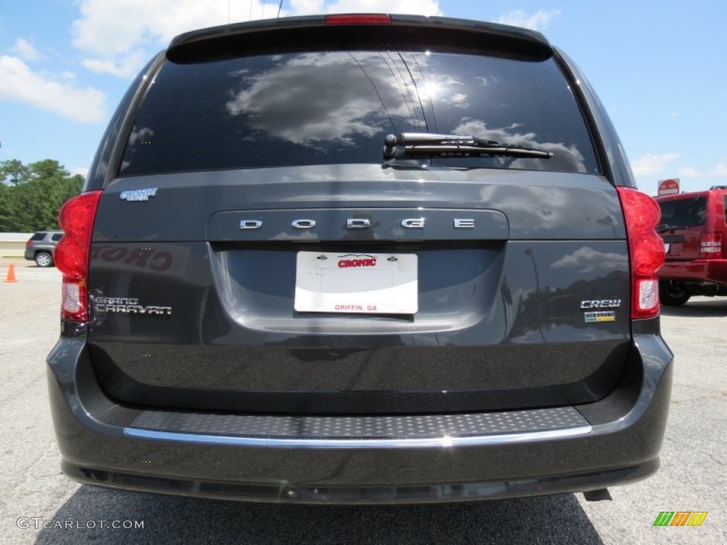 2012 Grand Caravan Crew - Dark Charcoal Pearl / Black/Light Graystone photo #6