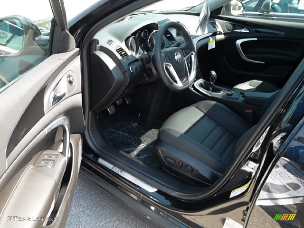 Ebony Interior 2012 Buick Regal GS Photo #68448869