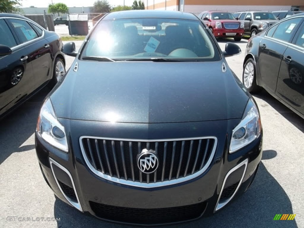 Carbon Black Metallic 2012 Buick Regal GS Exterior Photo #68448938