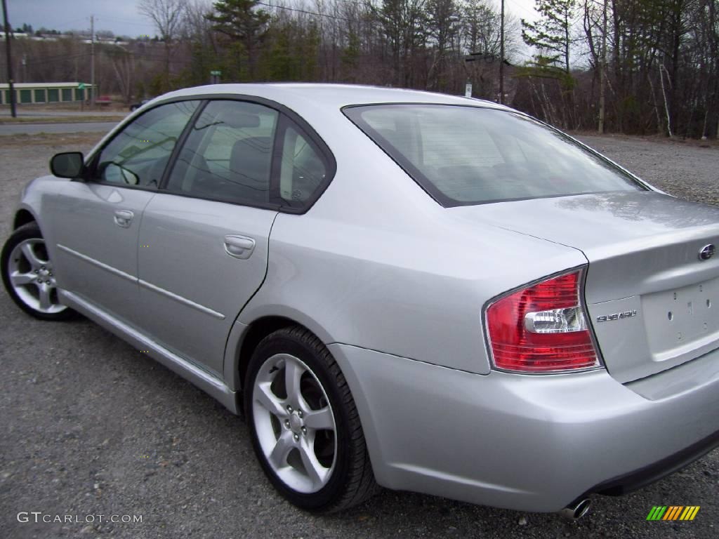 2007 Legacy 2.5i Sedan - Brilliant Silver Metallic / Off-Black photo #1