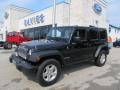 2008 Black Jeep Wrangler Unlimited Rubicon 4x4  photo #1