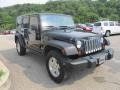 2008 Black Jeep Wrangler Unlimited Rubicon 4x4  photo #6