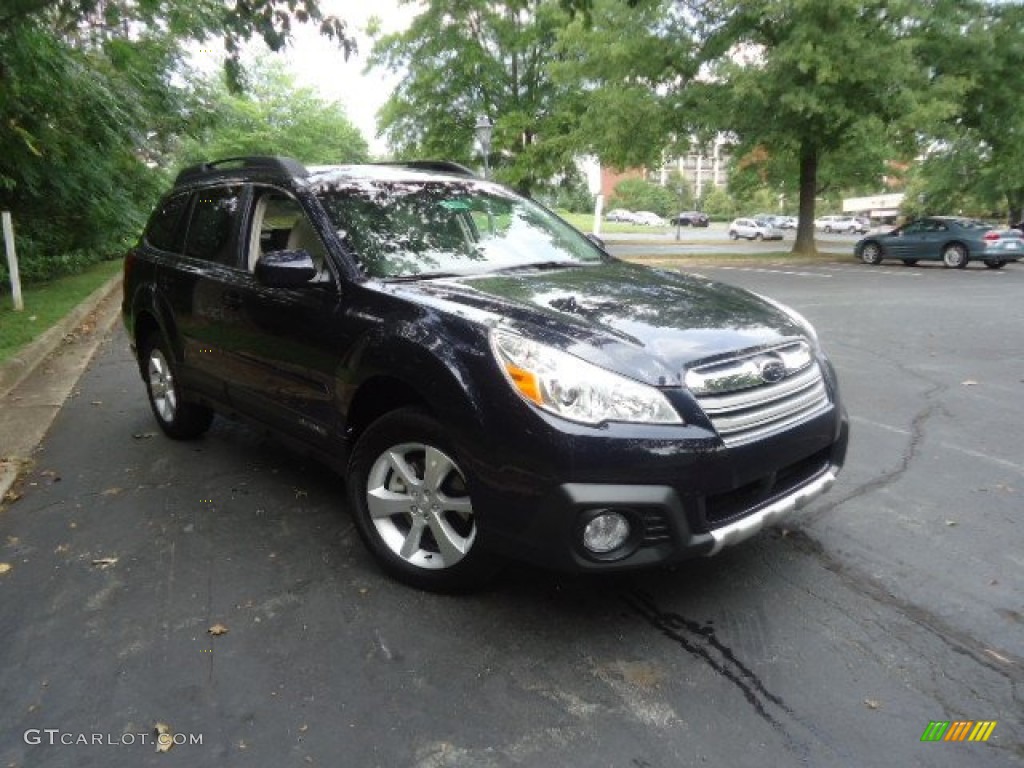 2013 Outback 3.6R Limited - Deep Indigo Pearl / Warm Ivory Leather photo #1