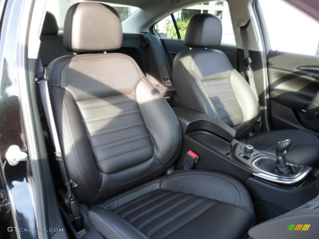 Ebony Interior 2012 Buick Regal GS Photo #68452163