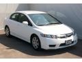 Taffeta White - Civic LX Sedan Photo No. 6