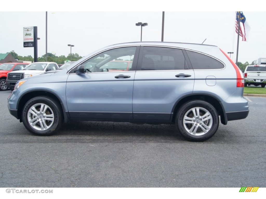 2011 CR-V EX 4WD - Glacier Blue Metallic / Gray photo #5