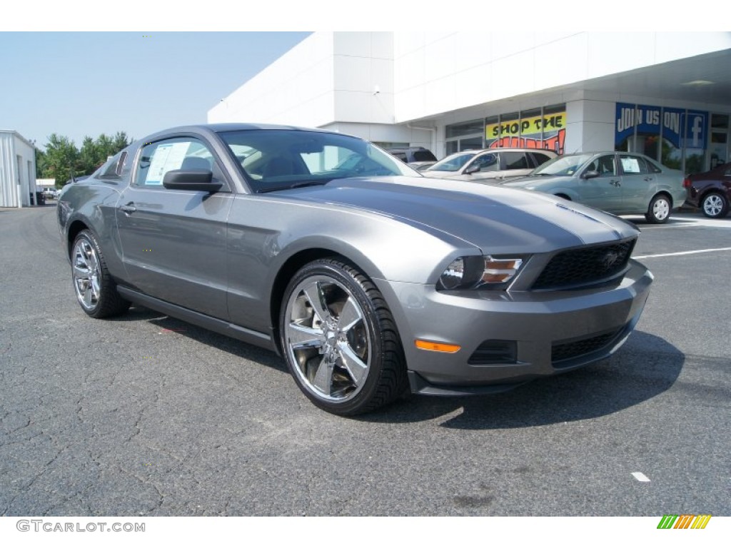 Sterling Grey Metallic 2010 Ford Mustang V6 Coupe Exterior Photo #68455274