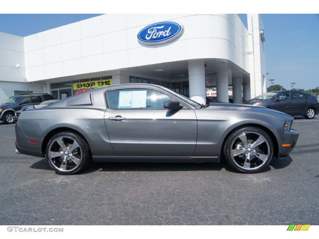 Sterling Grey Metallic 2010 Ford Mustang V6 Coupe Exterior Photo #68455289