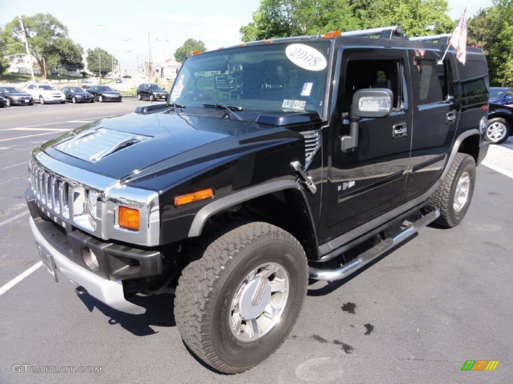 Black 2008 Hummer H2 SUV Exterior Photo #68455412