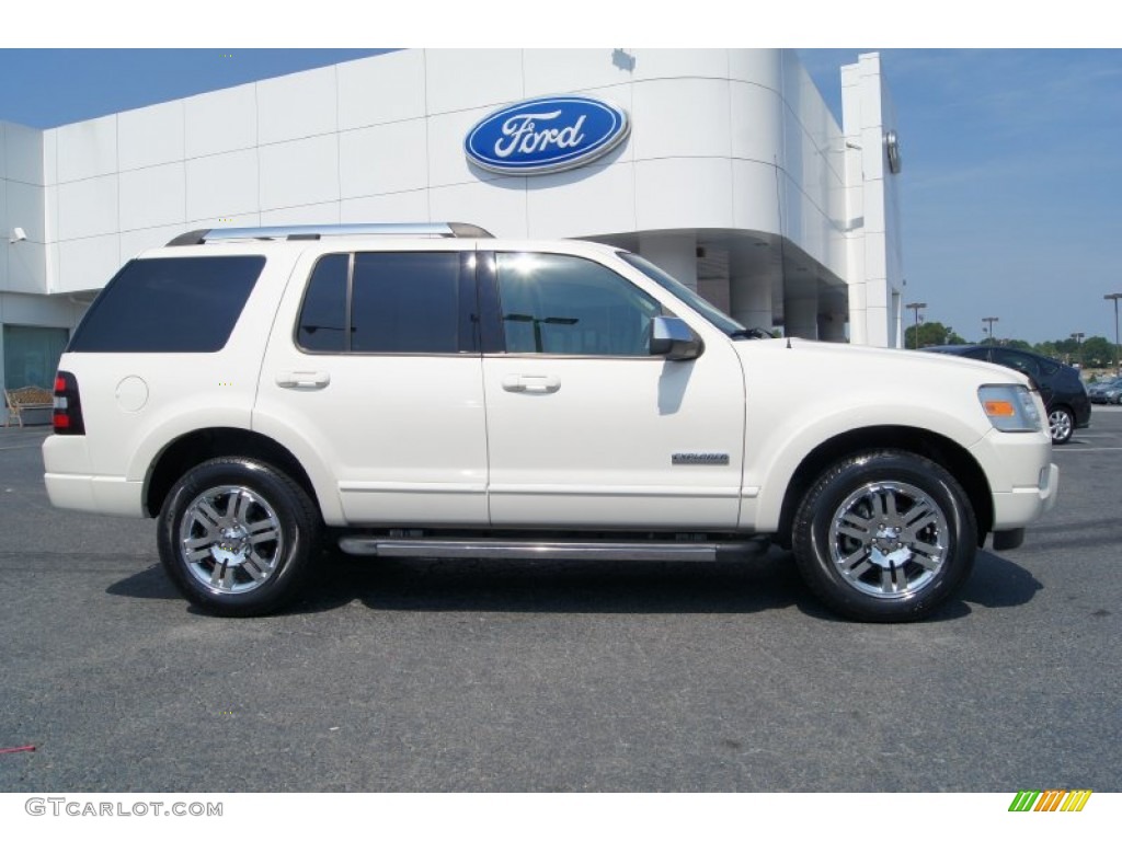 White Sand Tri-Coat 2007 Ford Explorer Limited Exterior Photo #68456138