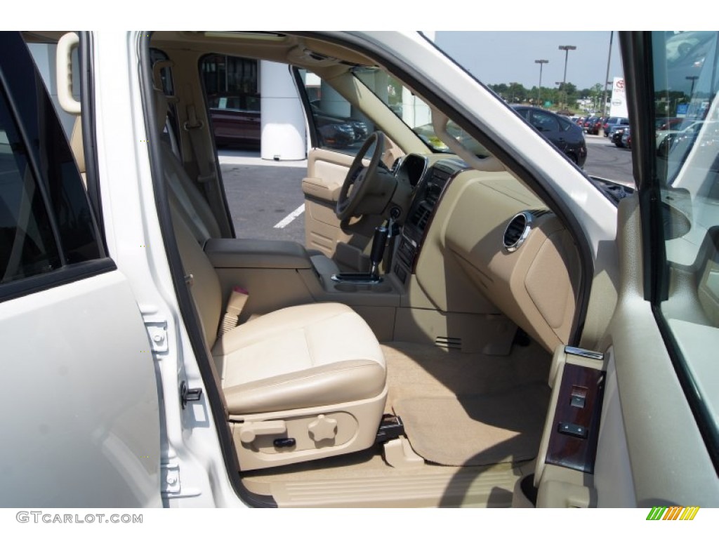 2007 Explorer Limited - White Sand Tri-Coat / Camel photo #12