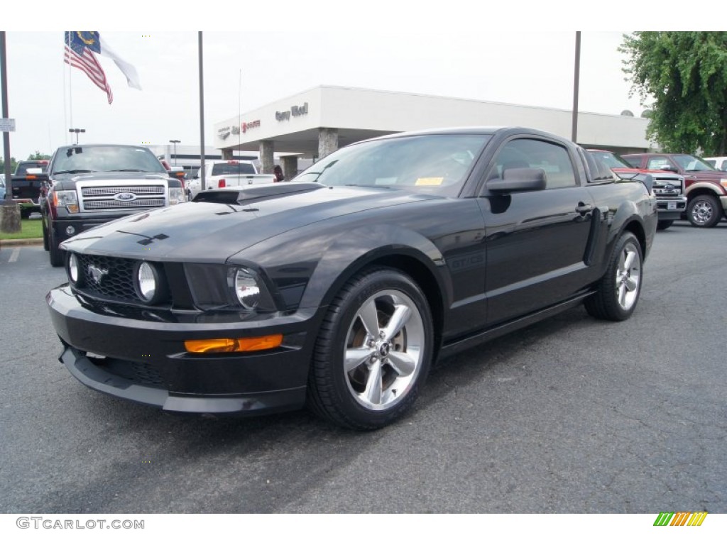 Black 2007 Ford Mustang GT Premium Coupe Exterior Photo #68456741