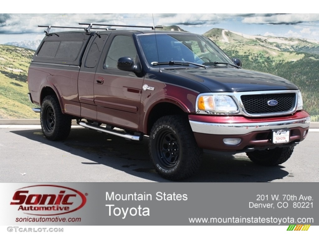 2003 F150 Heritage Edition Supercab 4x4 - Toreador Red Metallic / Medium Parchment Beige photo #1
