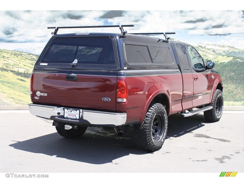 2003 F150 Heritage Edition Supercab 4x4 - Toreador Red Metallic / Medium Parchment Beige photo #3