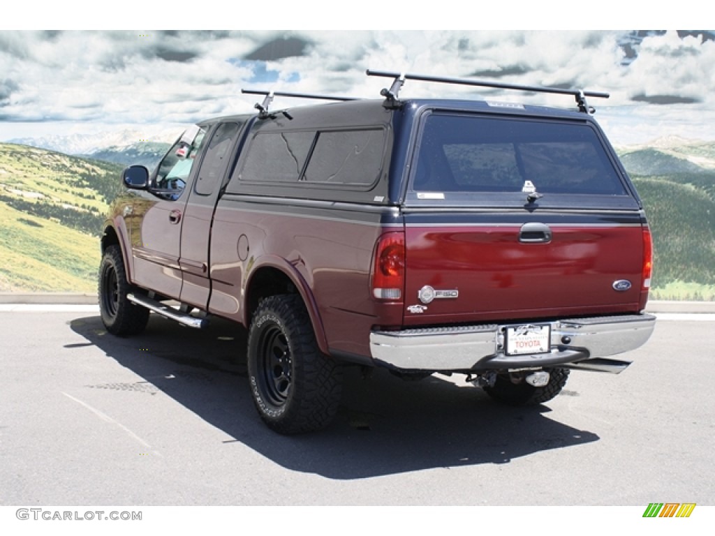 2003 F150 Heritage Edition Supercab 4x4 - Toreador Red Metallic / Medium Parchment Beige photo #4