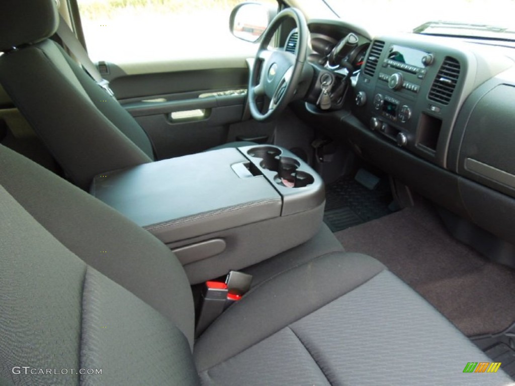 2012 Silverado 1500 LT Crew Cab 4x4 - Blue Granite Metallic / Ebony photo #21