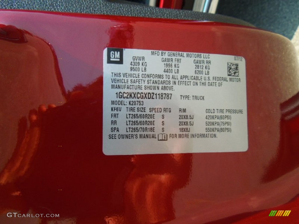 2013 Silverado 2500HD LT Extended Cab 4x4 - Deep Ruby Metallic / Ebony photo #7